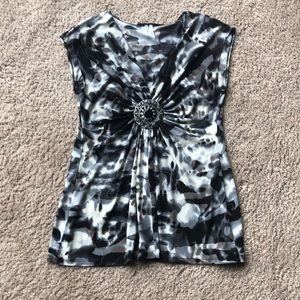 Studio Y sleeveless dressy top